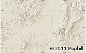 Shaded Relief Map of the area around 53° 40' 8" N, 136° 4' 29" E