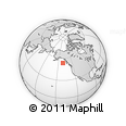 Outline Map of the Area around 53° 40' 8" N, 140° 10' 30" W, rectangular outline
