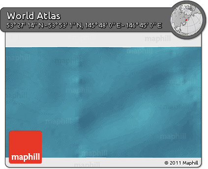 Satellite 3D Map of the Area around 53° 40' 8" N, 146° 16' 30" E
