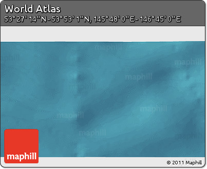 Satellite 3D Map of the Area around 53° 40' 8" N, 146° 16' 30" E