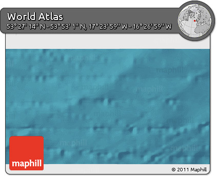 Satellite 3D Map of the Area around 53° 40' 8" N, 16° 55' 29" W