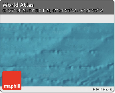 Satellite 3D Map of the Area around 53° 40' 8" N, 16° 55' 29" W