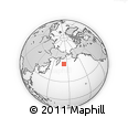 Outline Map of the Area around 53° 40' 8" N, 172° 37' 30" E, rectangular outline