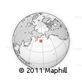 Outline Map of the Area around 53° 40' 8" N, 175° 10' 30" E, rectangular outline