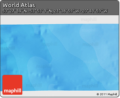Political 3D Map of the Area around 53° 40' 8" N, 21° 10' 29" W