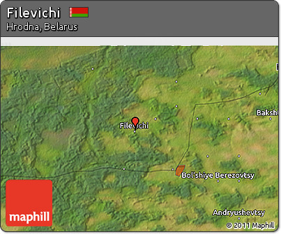 Satellite 3D Map of Filevichi