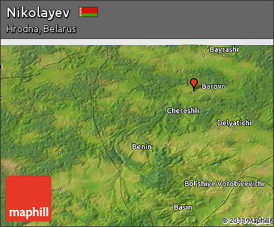 Satellite 3D Map of Nikolayev