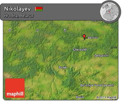 Satellite Map of Nikolayev