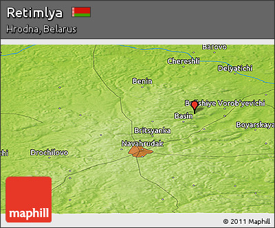 Physical Panoramic Map of Retimlya
