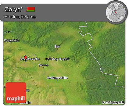 Satellite Map of Golyn'