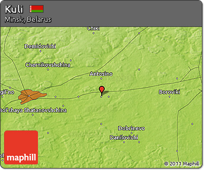 Physical 3D Map of Kuli