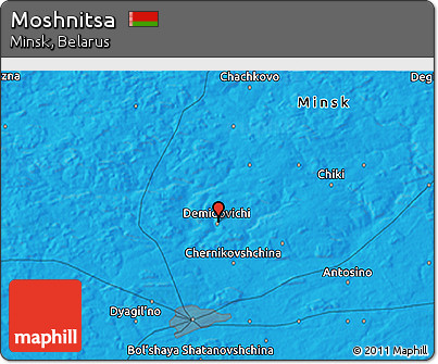 Political 3D Map of Moshnitsa