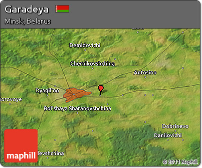 Satellite 3D Map of Garadeya