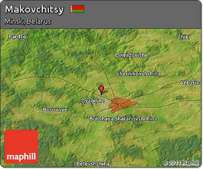 Satellite 3D Map of Makovchitsy
