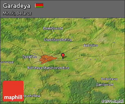 Satellite 3D Map of Garadeya