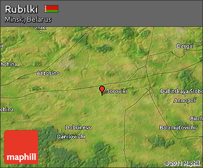 Satellite 3D Map of Rubilki