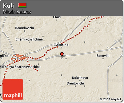 Shaded Relief 3D Map of Kuli