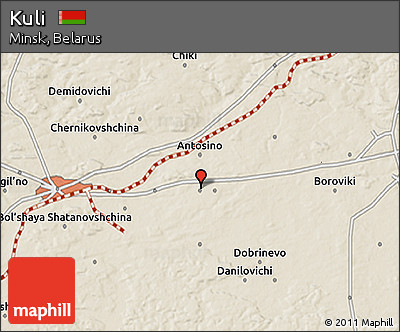 Shaded Relief 3D Map of Kuli