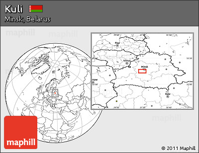 Blank Location Map of Kuli