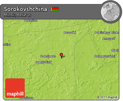 Physical Map of Sorokovshchina
