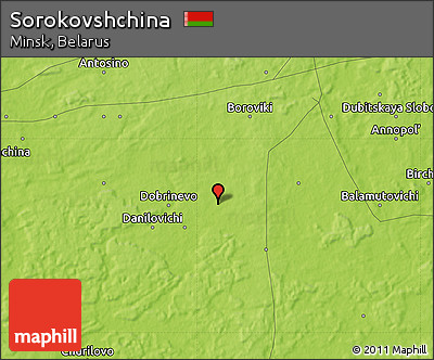 Physical Map of Sorokovshchina