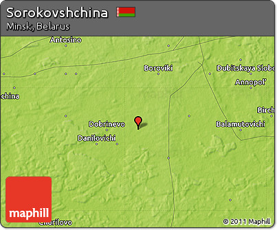 Physical Map of Sorokovshchina