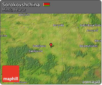Satellite Map of Sorokovshchina