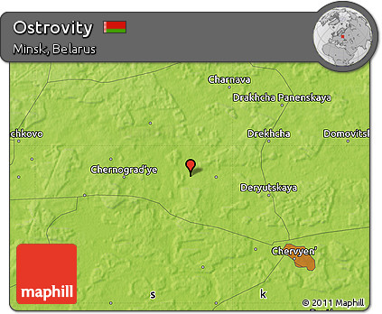 Physical Map of Ostrovity
