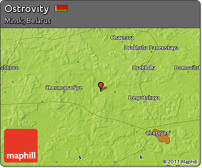 Physical Map of Ostrovity
