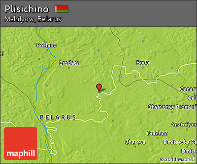 Physical 3D Map of Plisichino