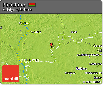 Physical 3D Map of Plisichino