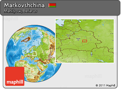 Physical Location Map of Markovshchina