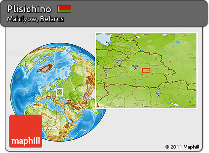 Physical Location Map of Plisichino