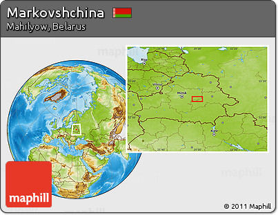 Physical Location Map of Markovshchina