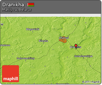 Physical 3D Map of Dranikha
