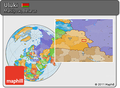 Political Location Map of Uluki