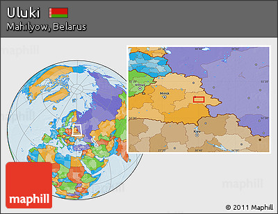 Political Location Map of Uluki