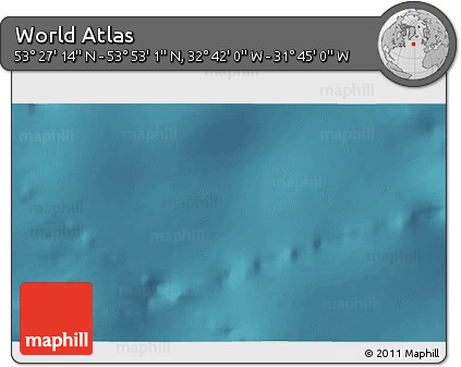 Satellite 3D Map of the Area around 53° 40' 8" N, 32° 13' 30" W