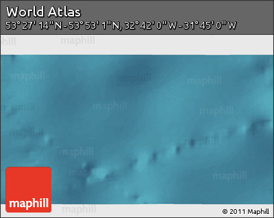 Satellite 3D Map of the Area around 53° 40' 8" N, 32° 13' 30" W