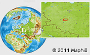 Physical Location Map of Skuratovo