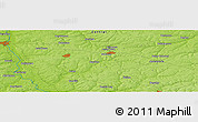Physical Panoramic Map of Skuratovo
