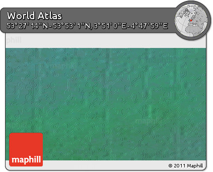 Satellite 3D Map of the Area around 53° 40' 8" N, 4° 19' 30" E