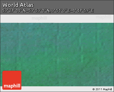 Satellite 3D Map of the Area around 53° 40' 8" N, 4° 19' 30" E