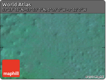 Satellite Map of the Area around 53° 40' 8" N, 4° 10' 30" W