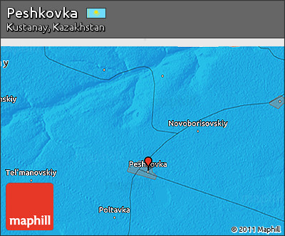 Political 3D Map of Peshkovka