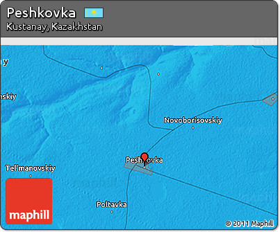 Political 3D Map of Peshkovka