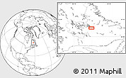 Blank Location Map of the area around 53° 40' 8" N, 62° 49' 30" W