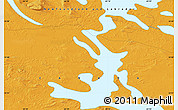 Political Map of the area around 53° 40' 8" N, 65° 22' 30" W