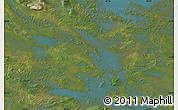 Satellite Map of the area around 53° 40' 8" N, 65° 22' 30" W