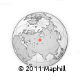 Outline Map of the Area around 53° 40' 8" N, 68° 4' 29" E, rectangular outline